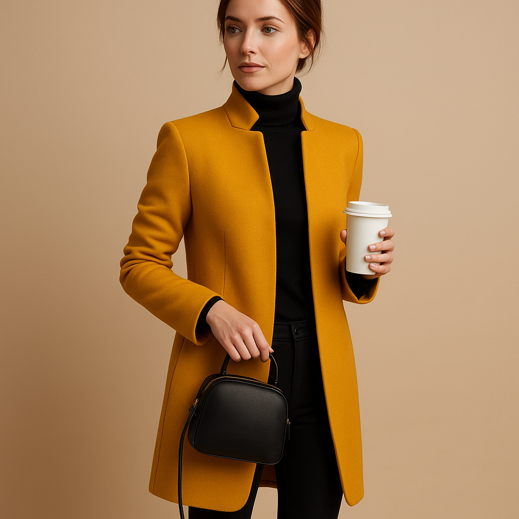 Elegant lightweight spring coat for women | Irina