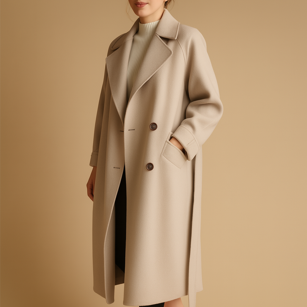 Long elegant winter coat for women | Clara