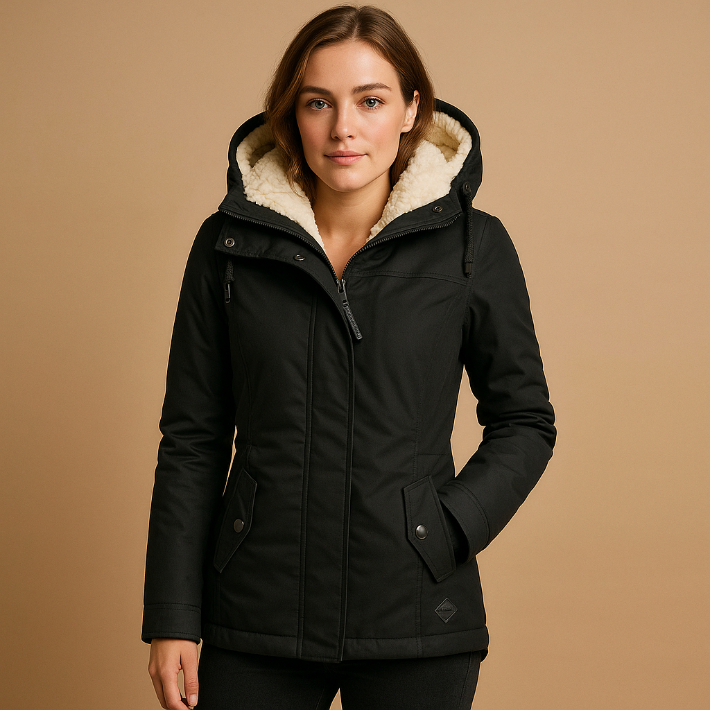 Elegant long winter coat for women | Tessa