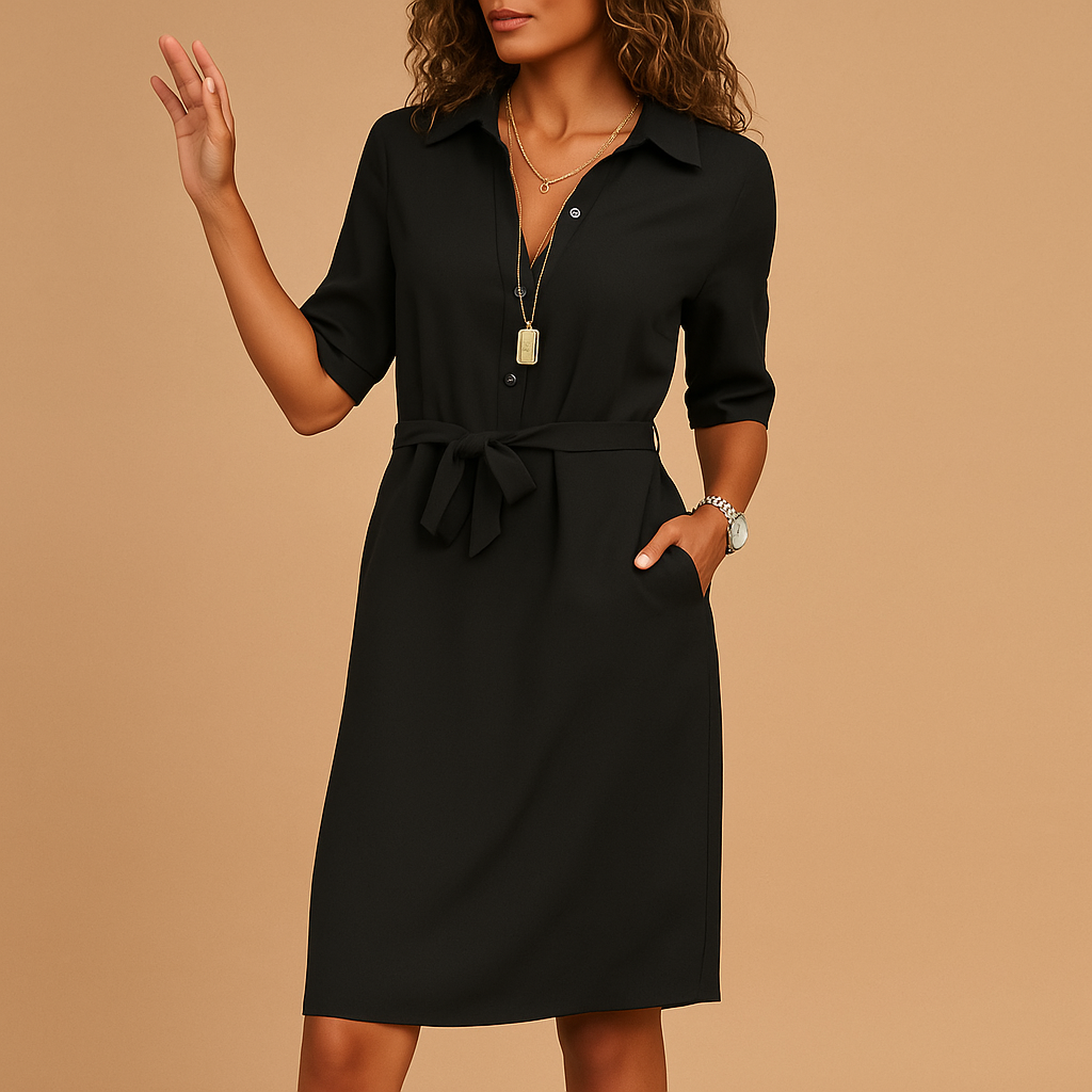 Elegant modern midi dress for women | Celeste