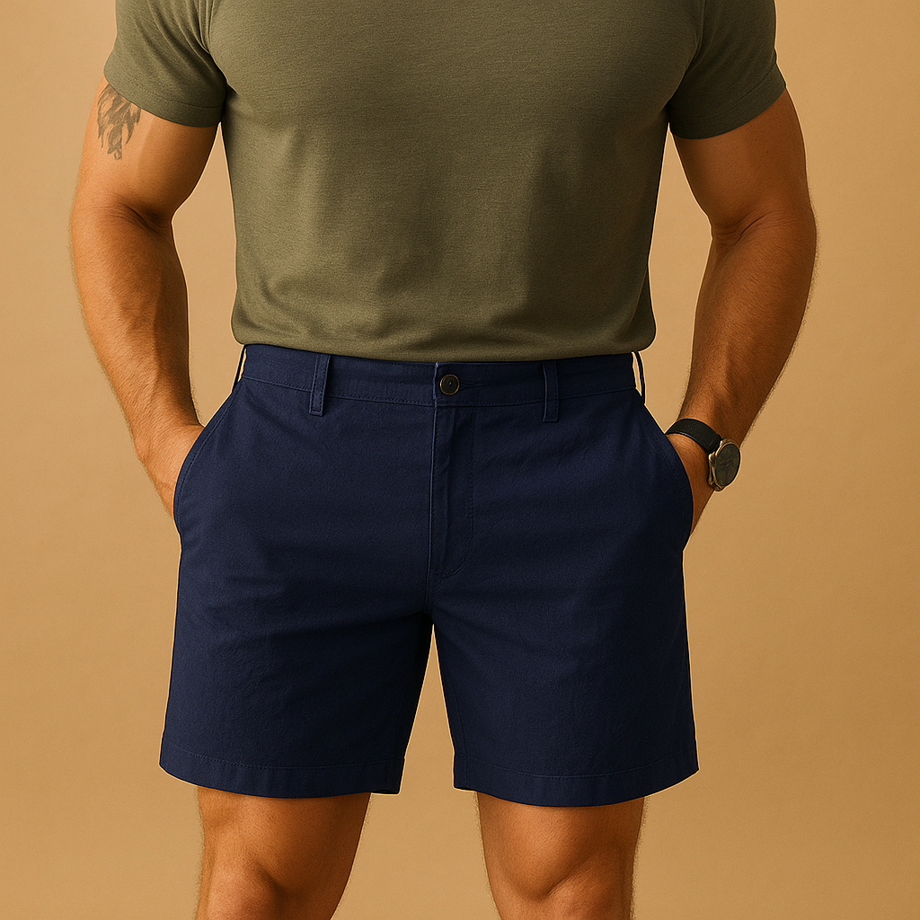 Elegant relaxed fit summer shorts for men | Mason