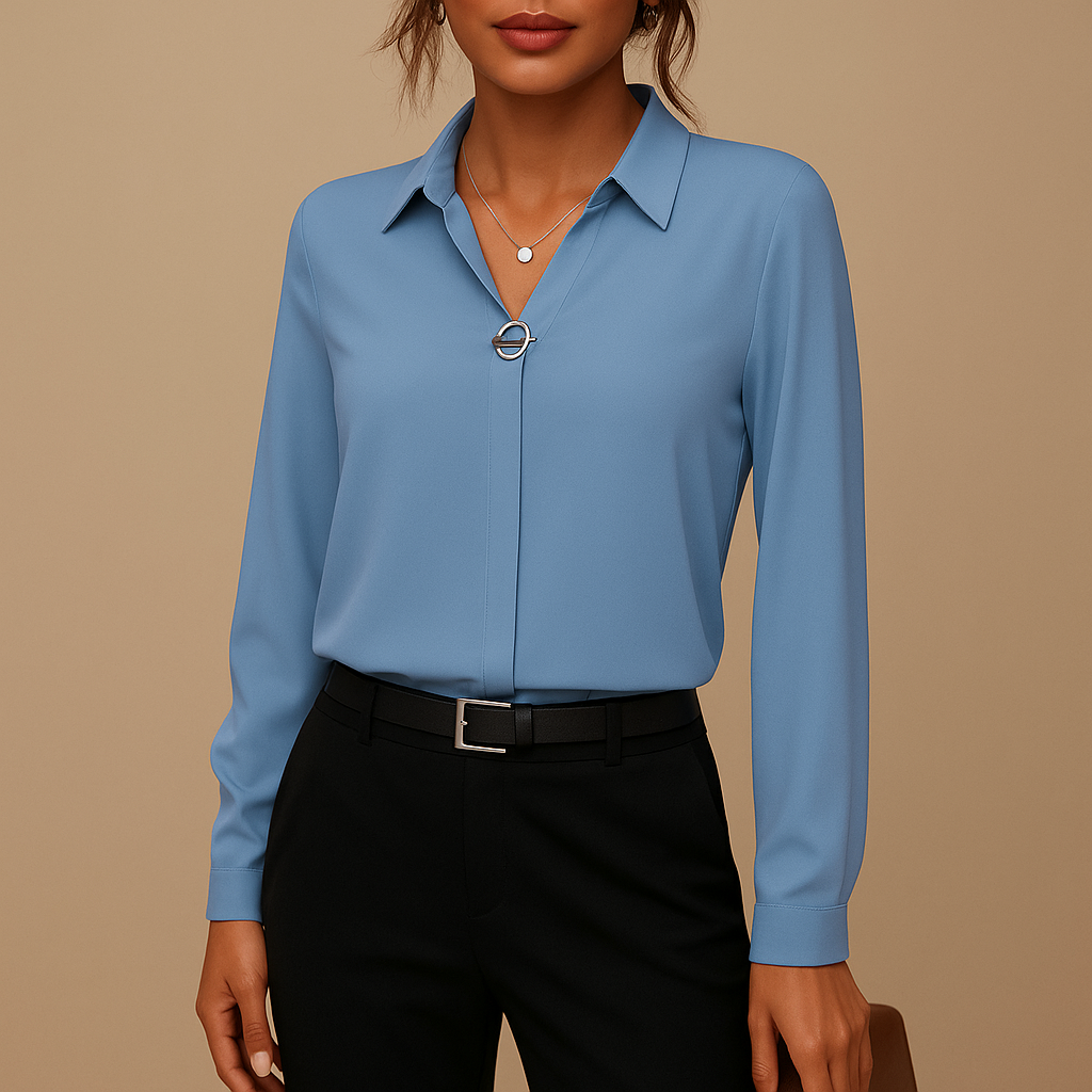 Elegant solid color blouse for women | Grace