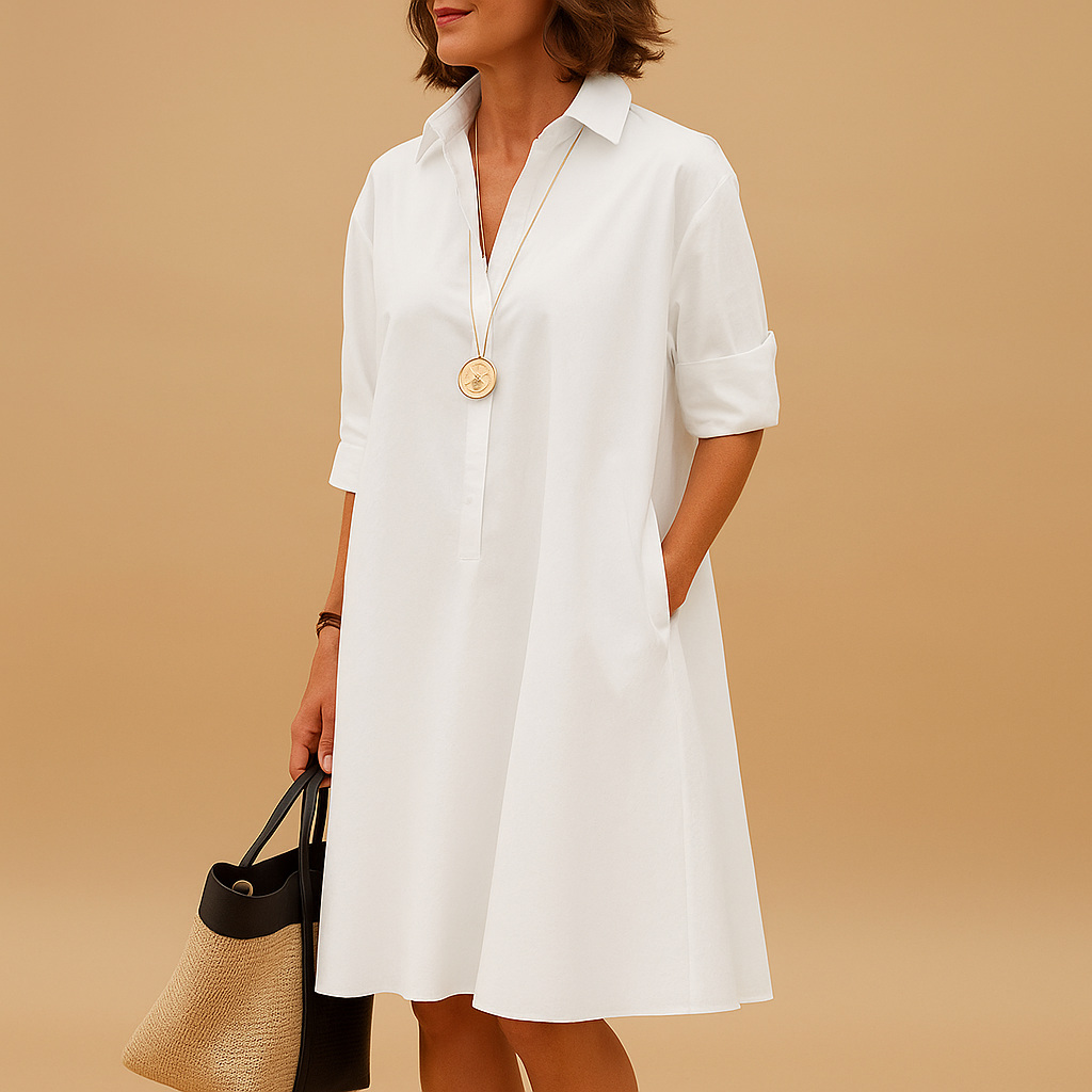 Elegant spring midi dress for women | Isabella