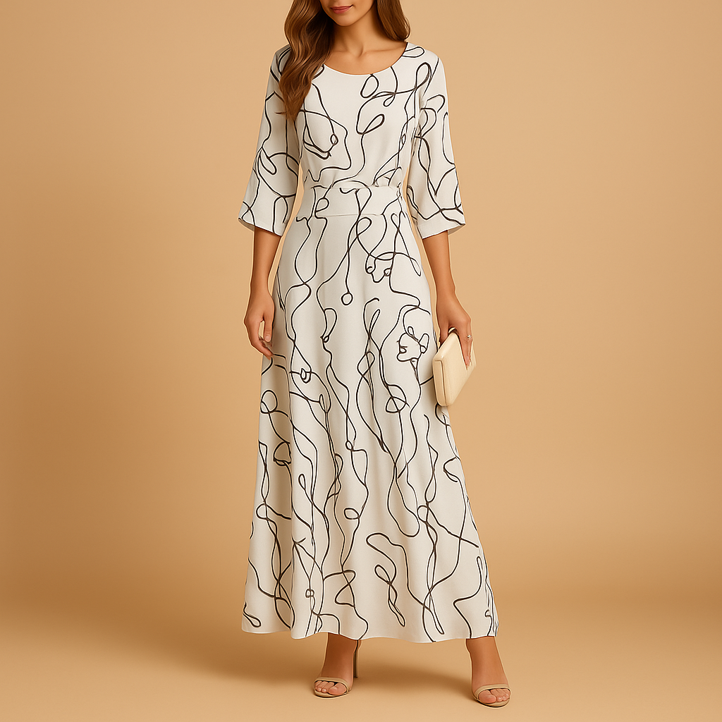Elegant summer dress with standout design for women | Sienna