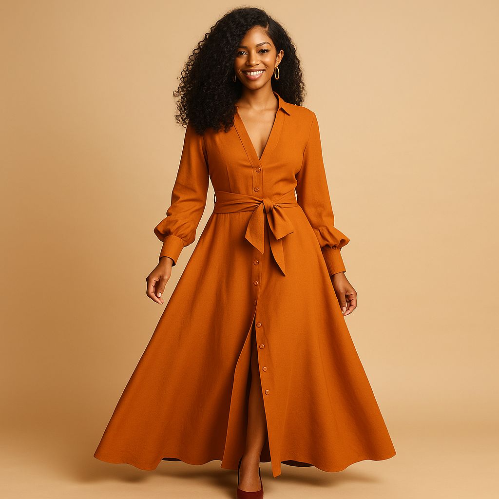 Elegant summer maxi dress for women | Elinor