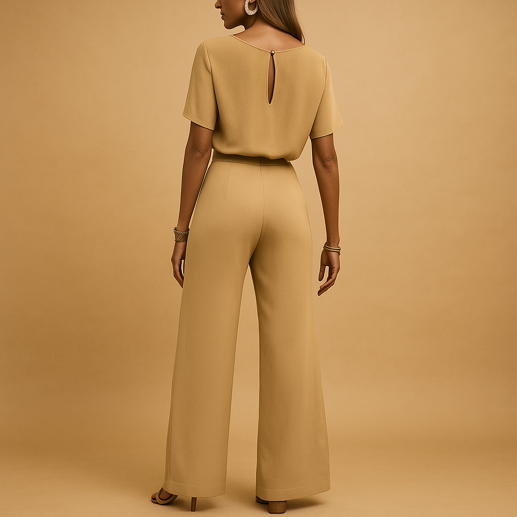 Elegant tailored jumpsuit with flowing sleeves for women | Nina
