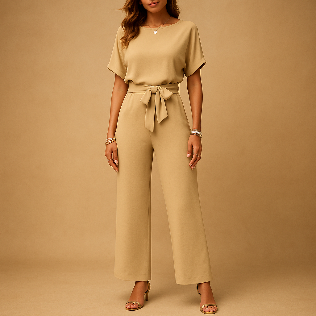 Elegant tailored jumpsuit with flowing sleeves for women | Nina