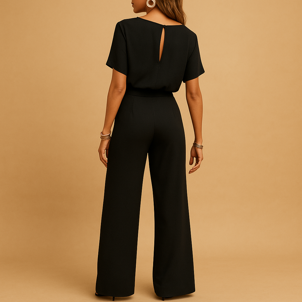 Elegant tailored jumpsuit with flowing sleeves for women | Nina