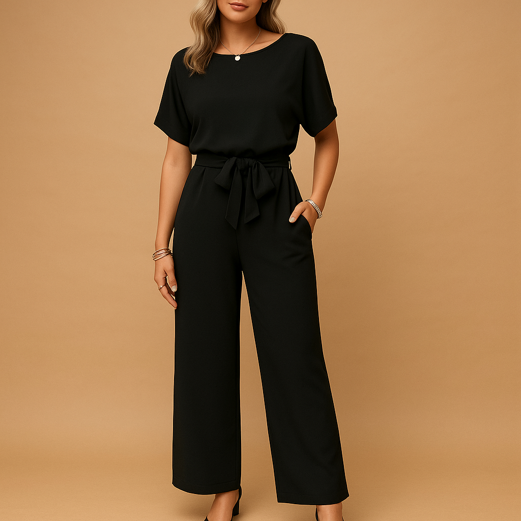 Elegant tailored jumpsuit with flowing sleeves for women | Nina