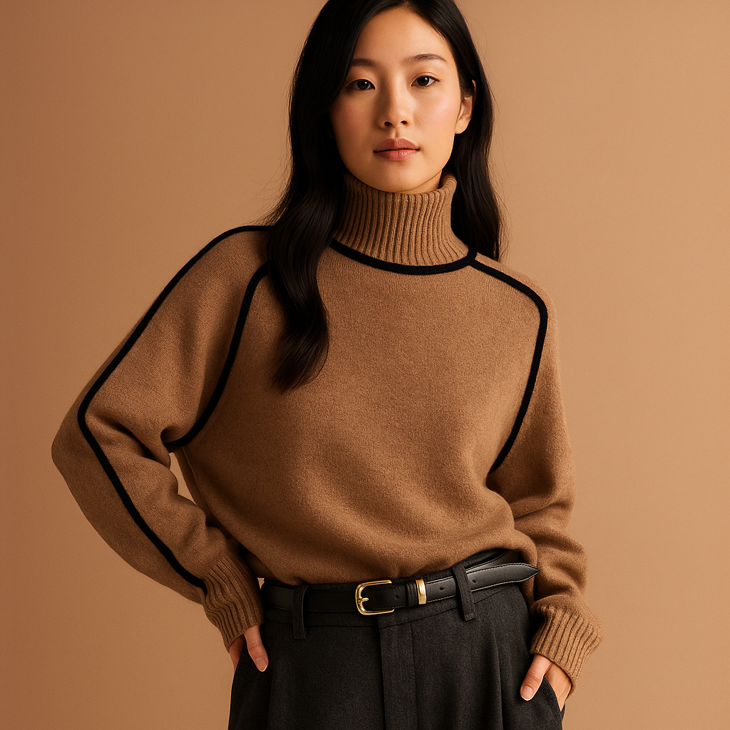 Elegant turtleneck sweater for women | Bruna