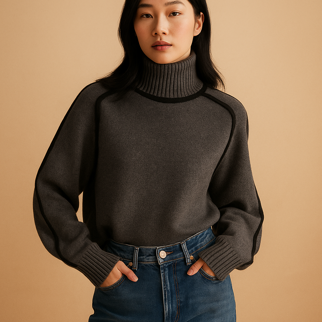 Elegant turtleneck sweater for women | Bruna
