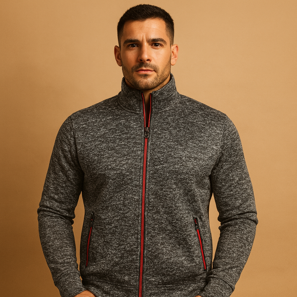 Elegant zip cardigan for men | Julian