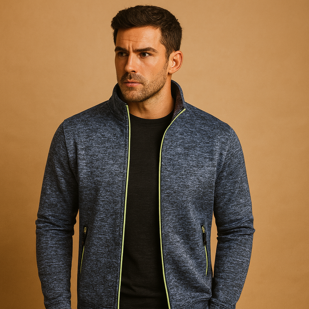 Elegant zip cardigan for men | Julian