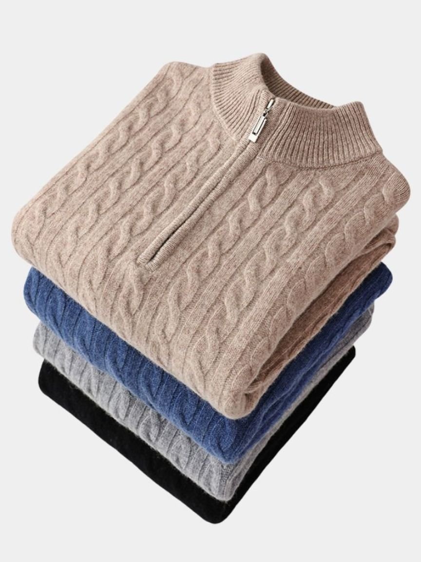 Essential Half Zip Sweater for Men