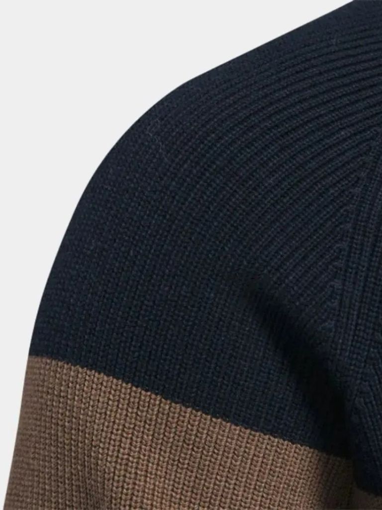 Essential Knit Zipper Sweater for Men