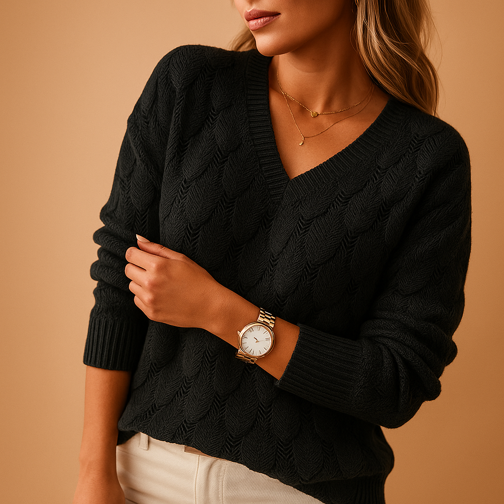 Essential knitted sweater for women | Sophie