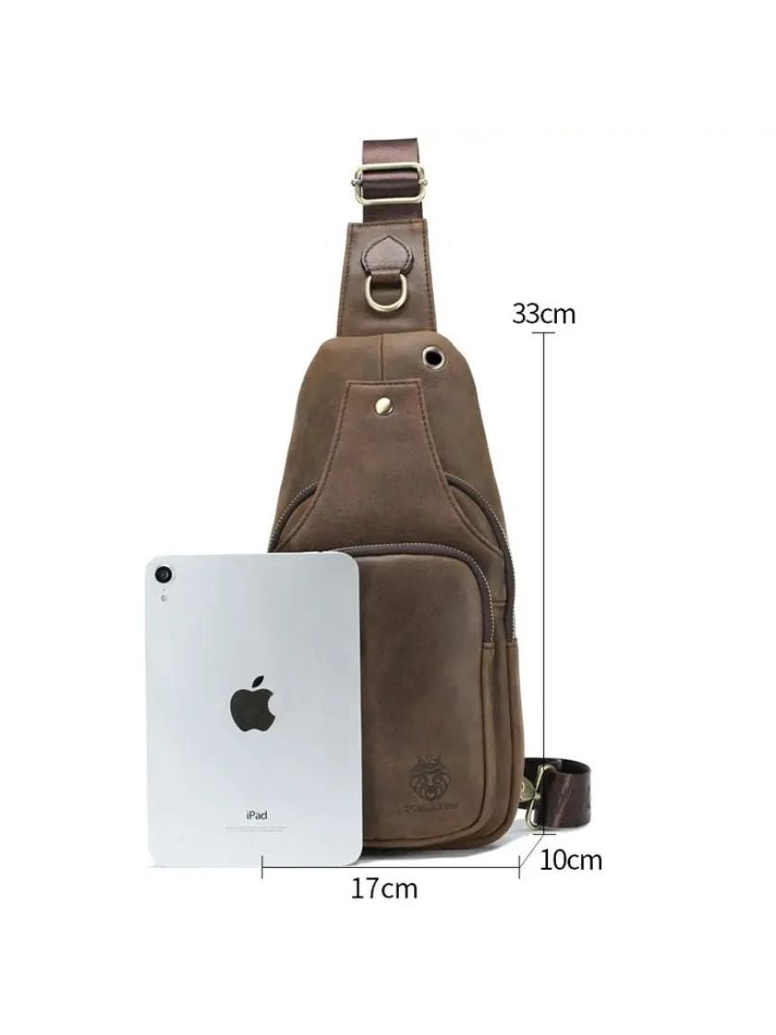 Essential Leather Shoulderbag for Men