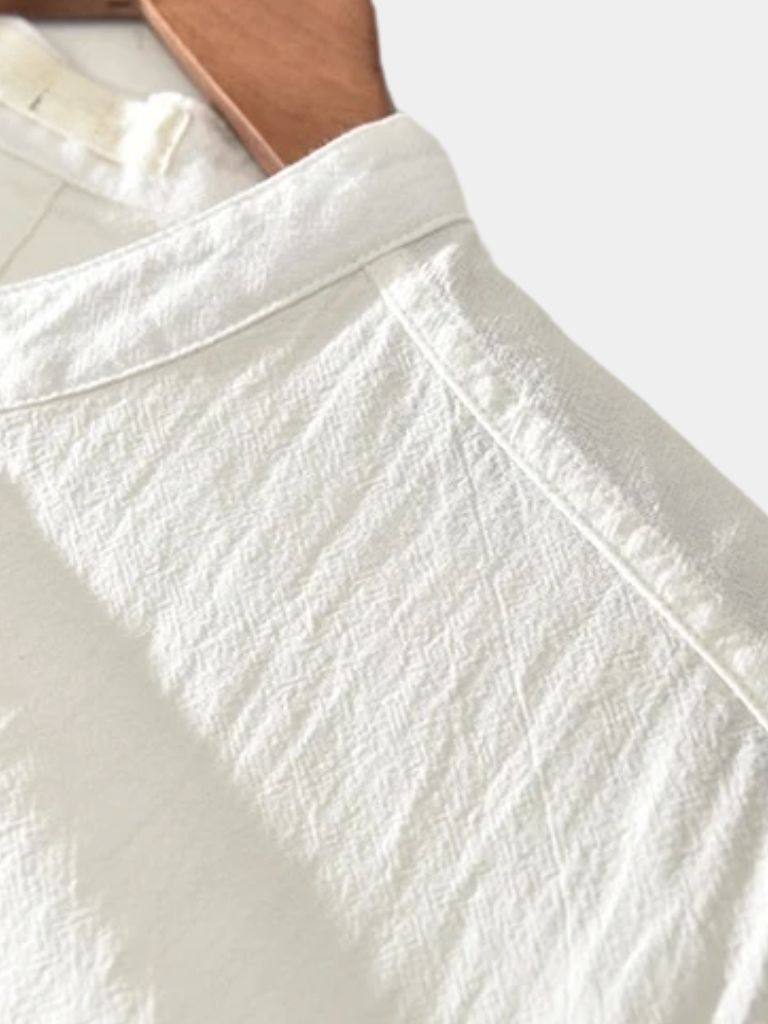 Essential Short Sleeve Linen Shirt for Men