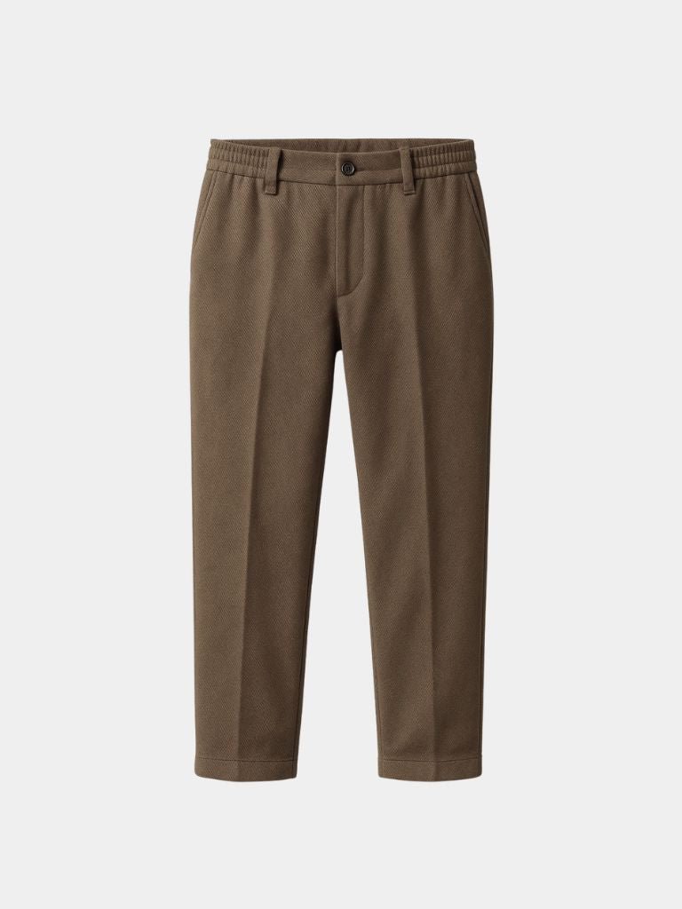 Essential Stretchy Straight Trousers for Men