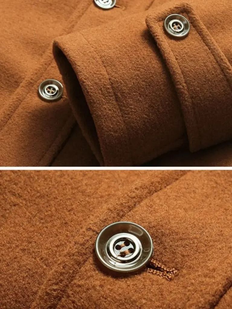 Essential Wool Blend Coat for Men