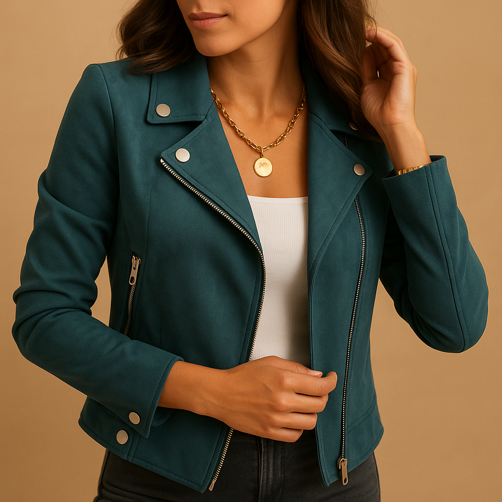 Fitted zip-up jacket for women | Elise