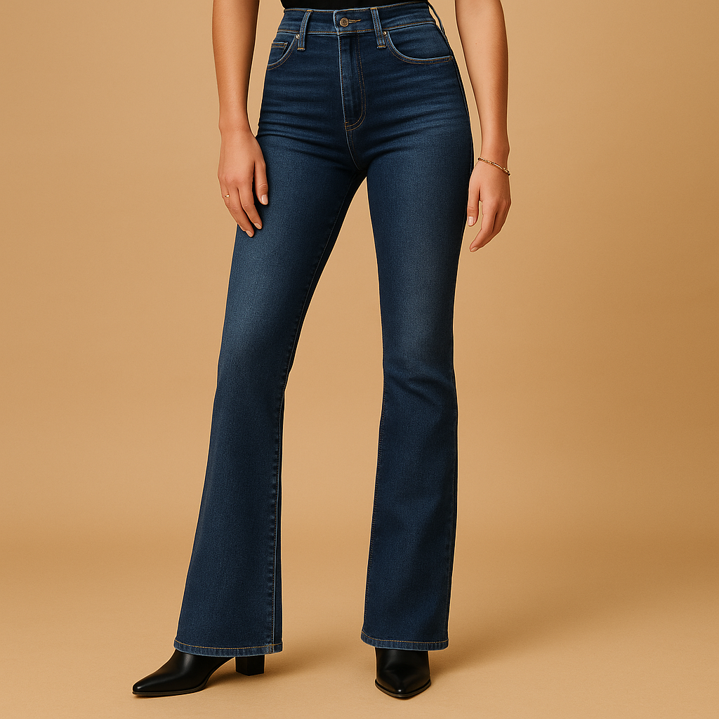 Flared high waist jeans for women | Vanessa