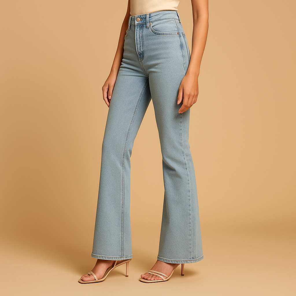 Flared high waist jeans for women | Vanessa
