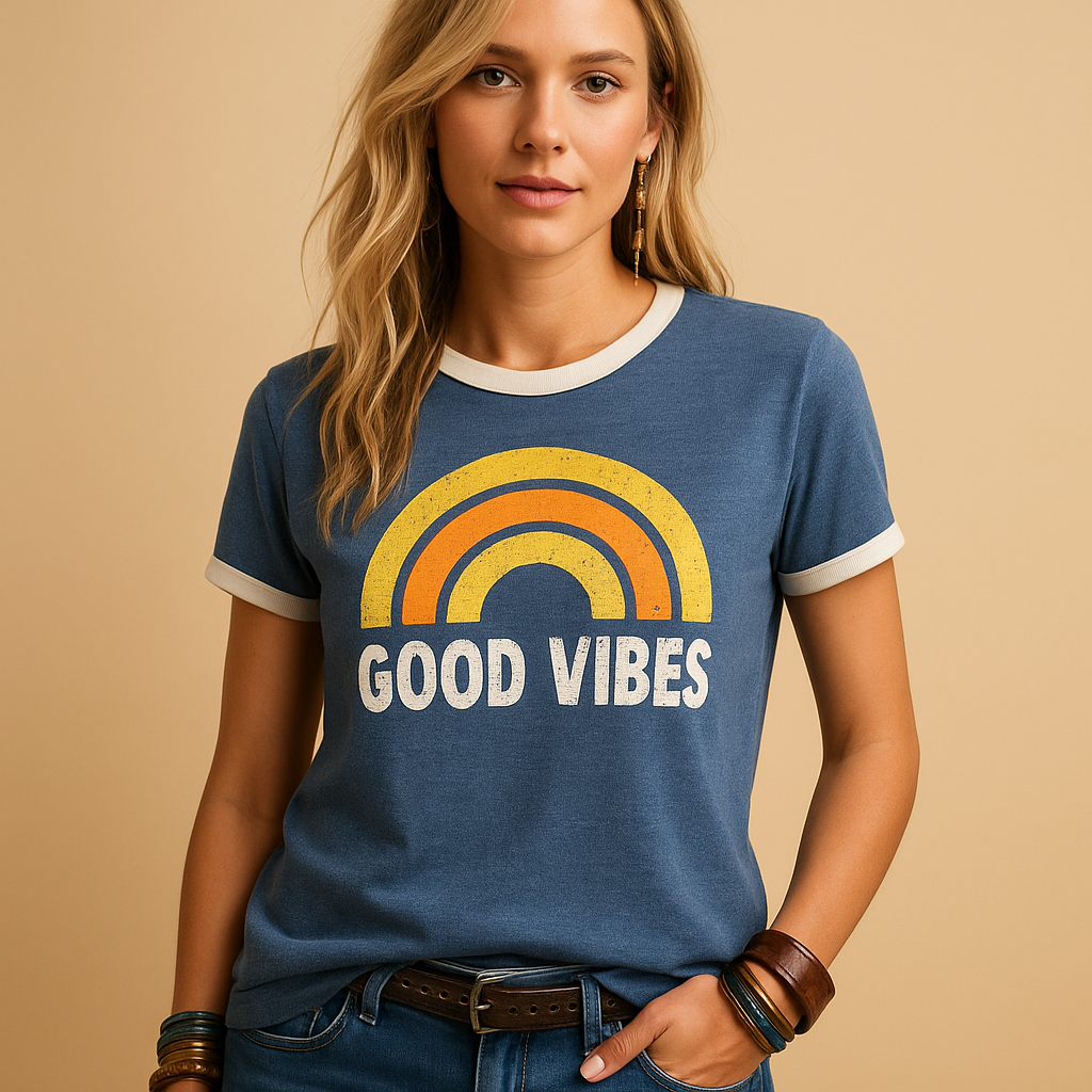 Good Vibes summer T-shirt for women | Zoe