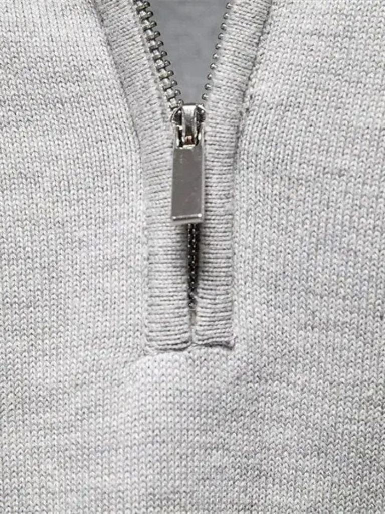 Half Zip Knitwear Pullover Sweater for Men