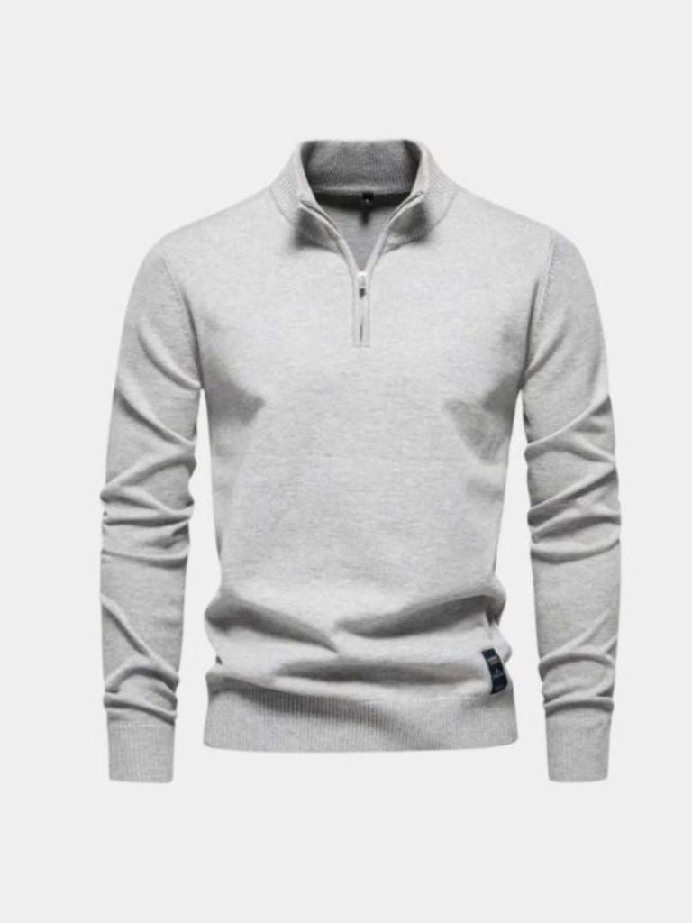 Half Zip Knitwear Pullover Sweater for Men