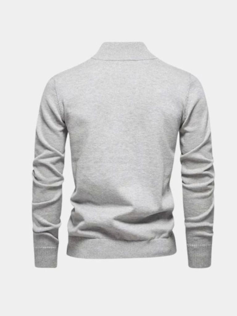 Half Zip Knitwear Pullover Sweater for Men