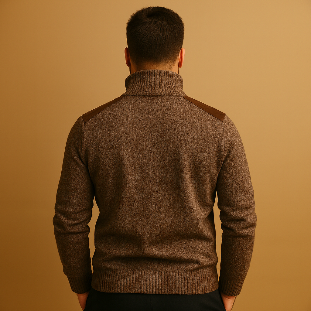Half zip pullover sweater for men | Adrian