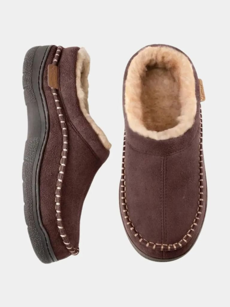 Heritage Luxe Lined Slippers for Men