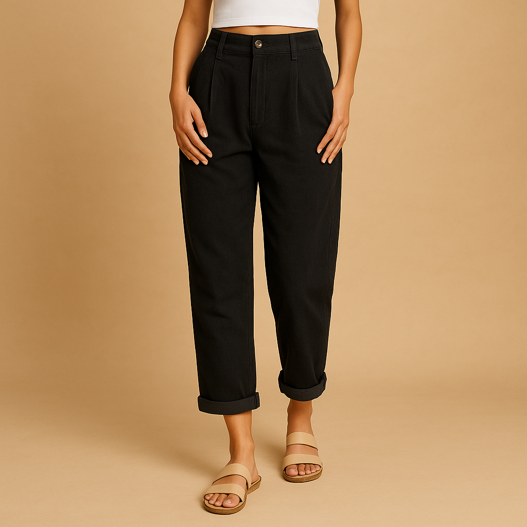 High waist corduroy pants for women | Lydia