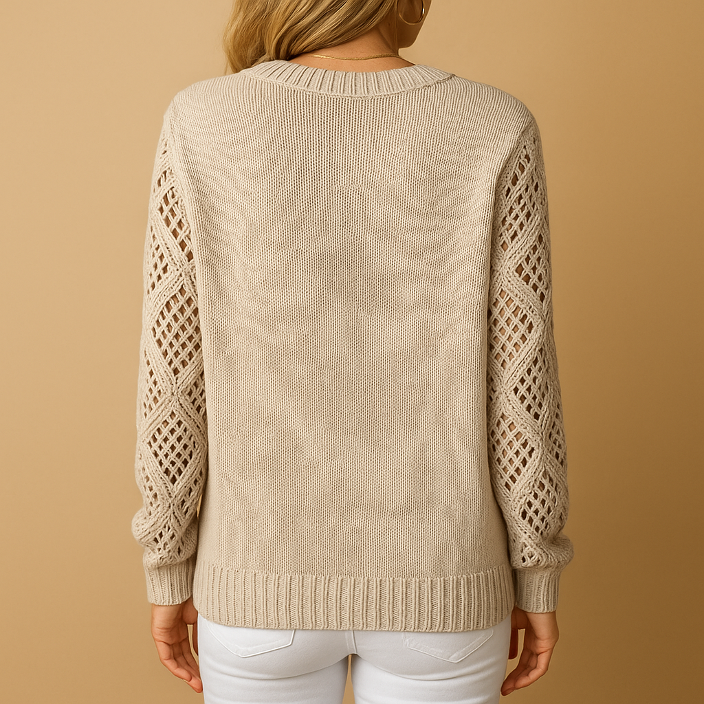 Hollow knit sweater for women | Felicity