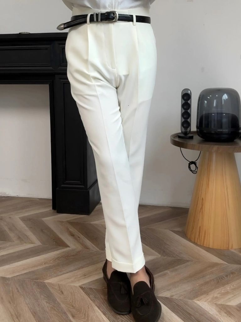 Hollywood Classic Trousers (Belt Included) for Men