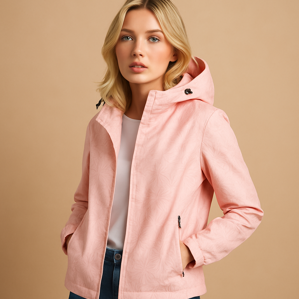 Hooded windbreaker jacket for women | Darcy