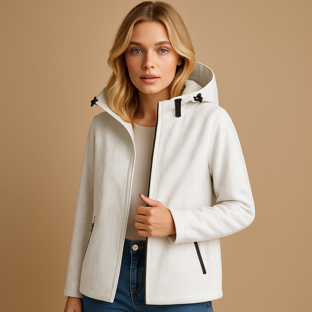 Hooded windbreaker jacket for women | Darcy