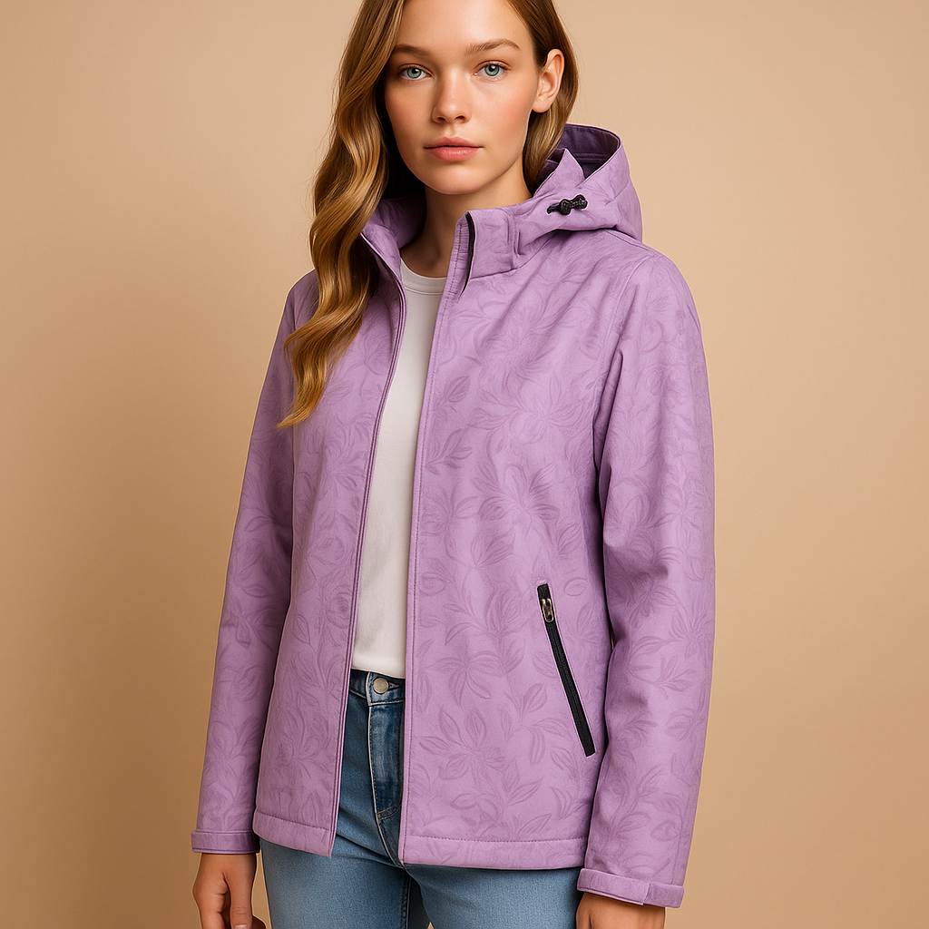 Hooded windbreaker jacket for women | Darcy