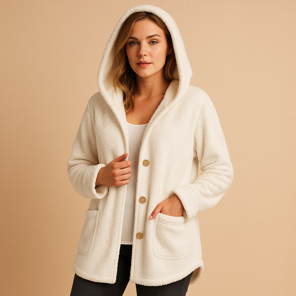 Hooded winter coat for women | Elodie