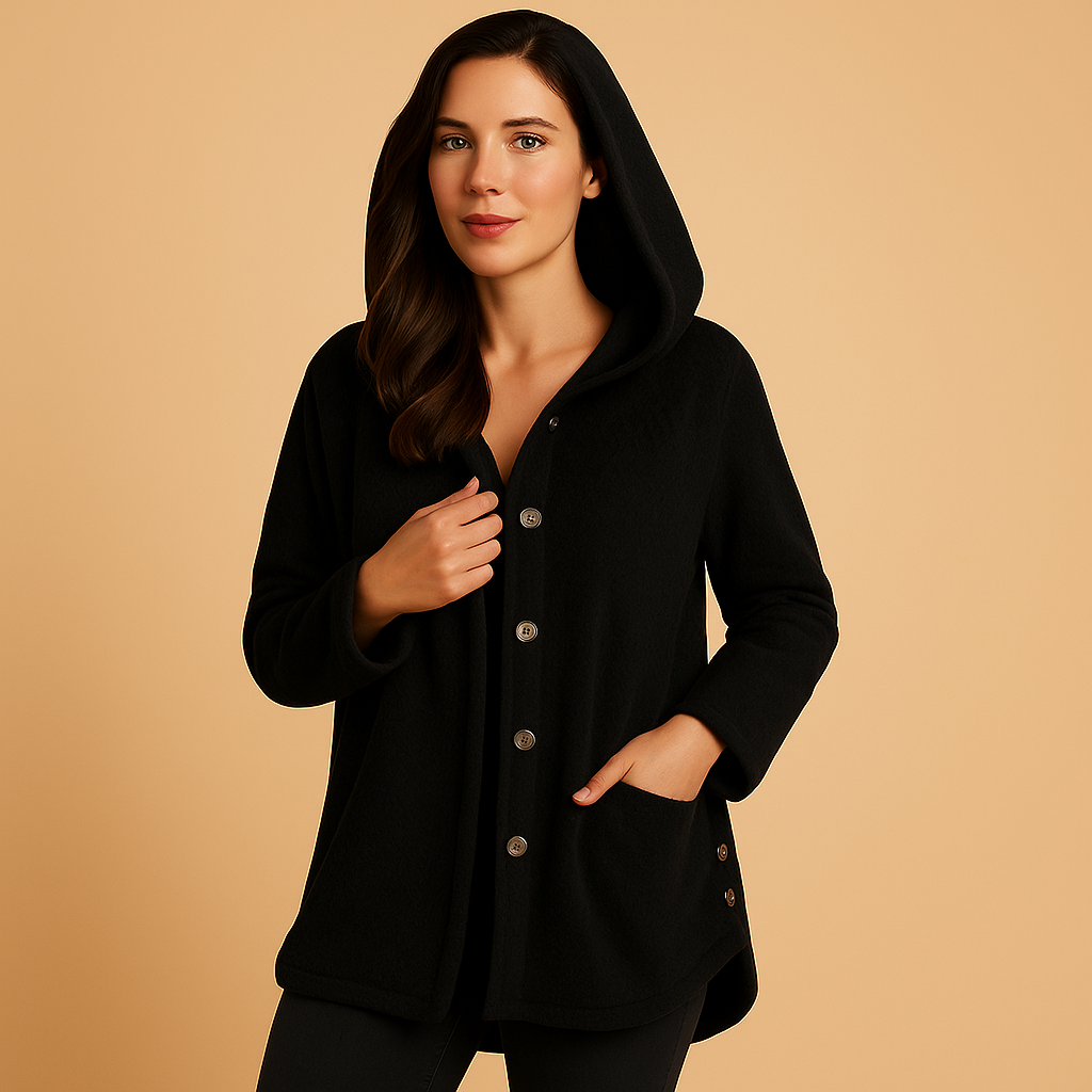 Hooded winter coat for women | Elodie