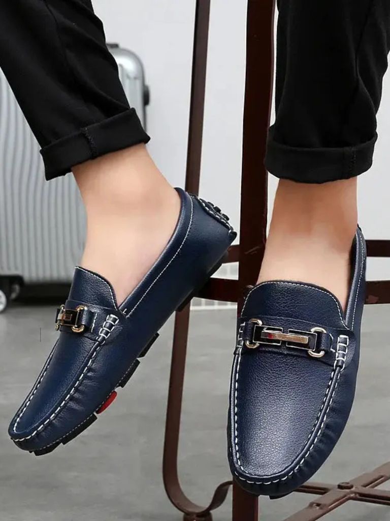 Italian Design Leather Loafers for Men