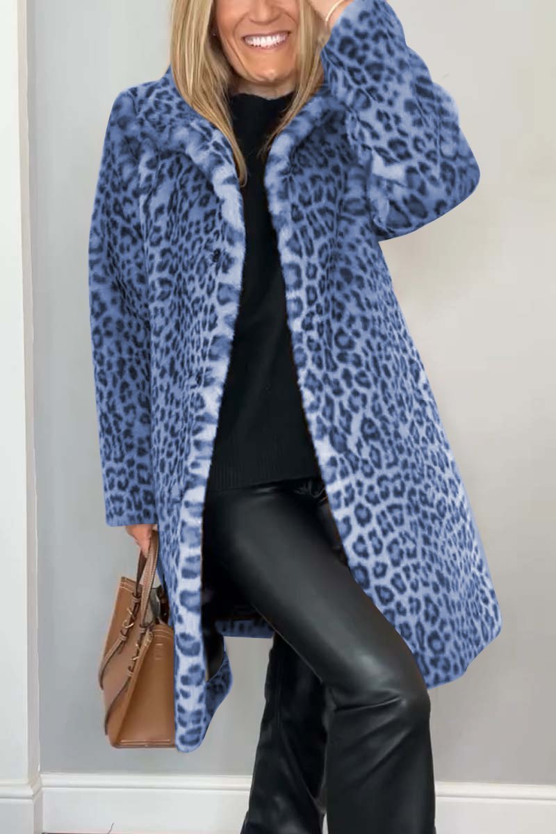 Trendy Leopard Coat for Women