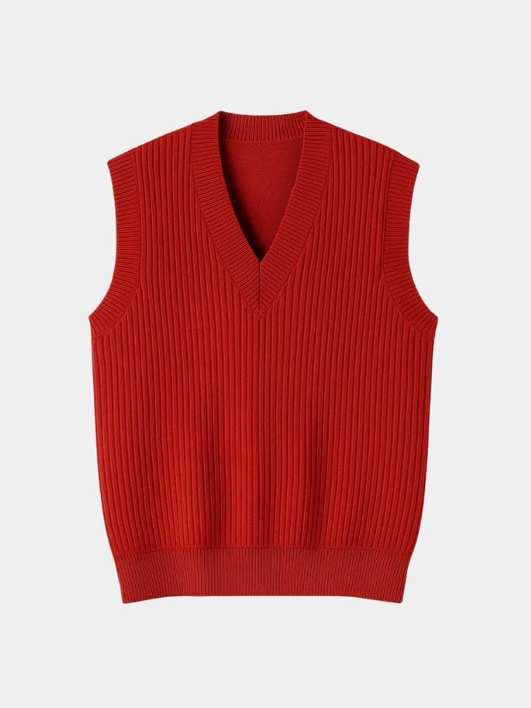 Knit Vest Waistcoat for Men