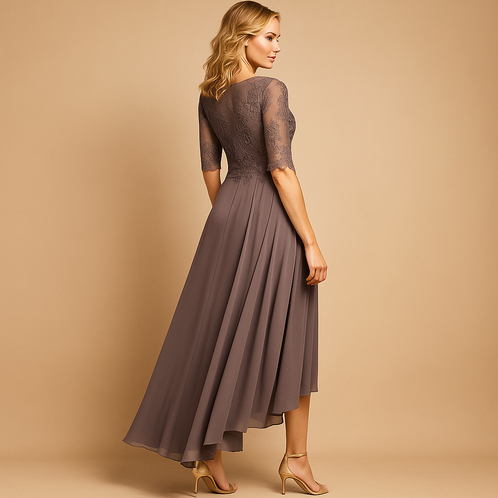 Lace party dress with elegant fit for women | Milou