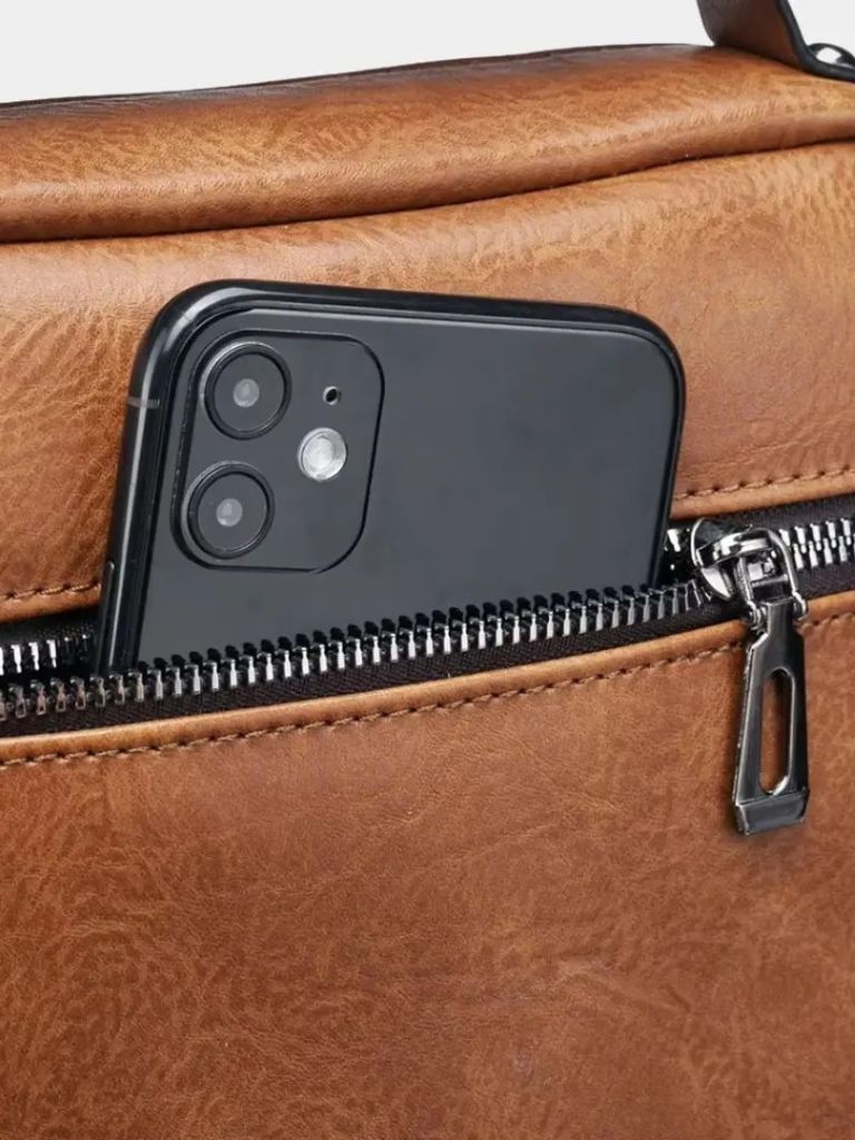 Leather Cross Body Bag for Men