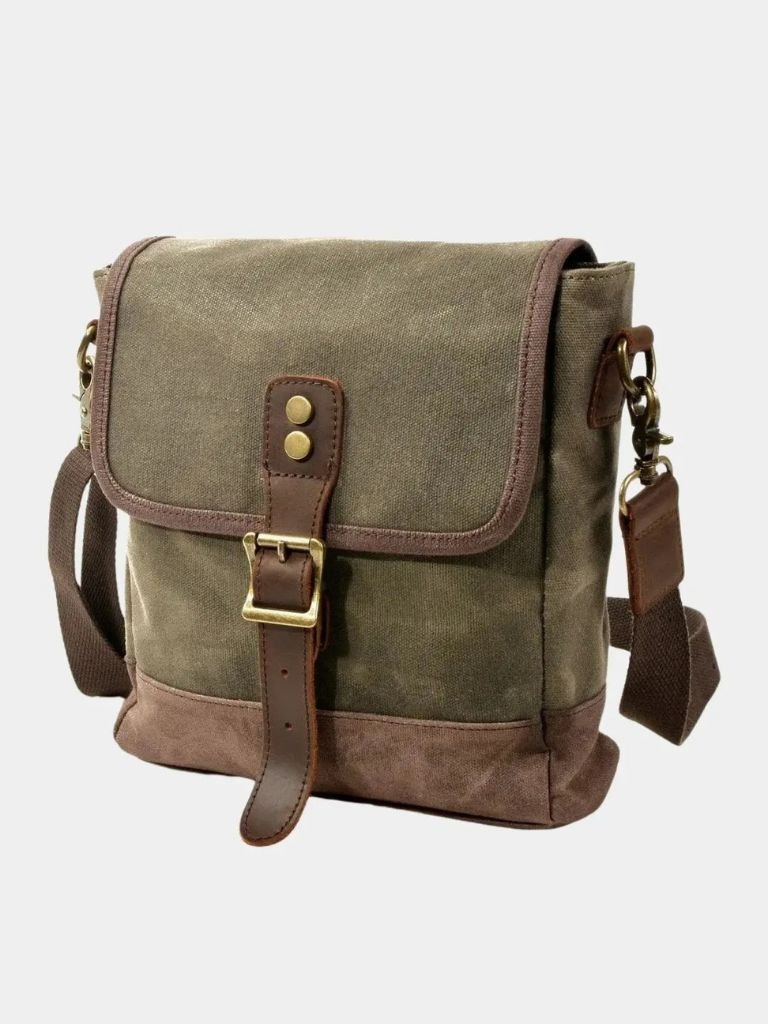 Leather Crossbody Shoulder Bag for Men