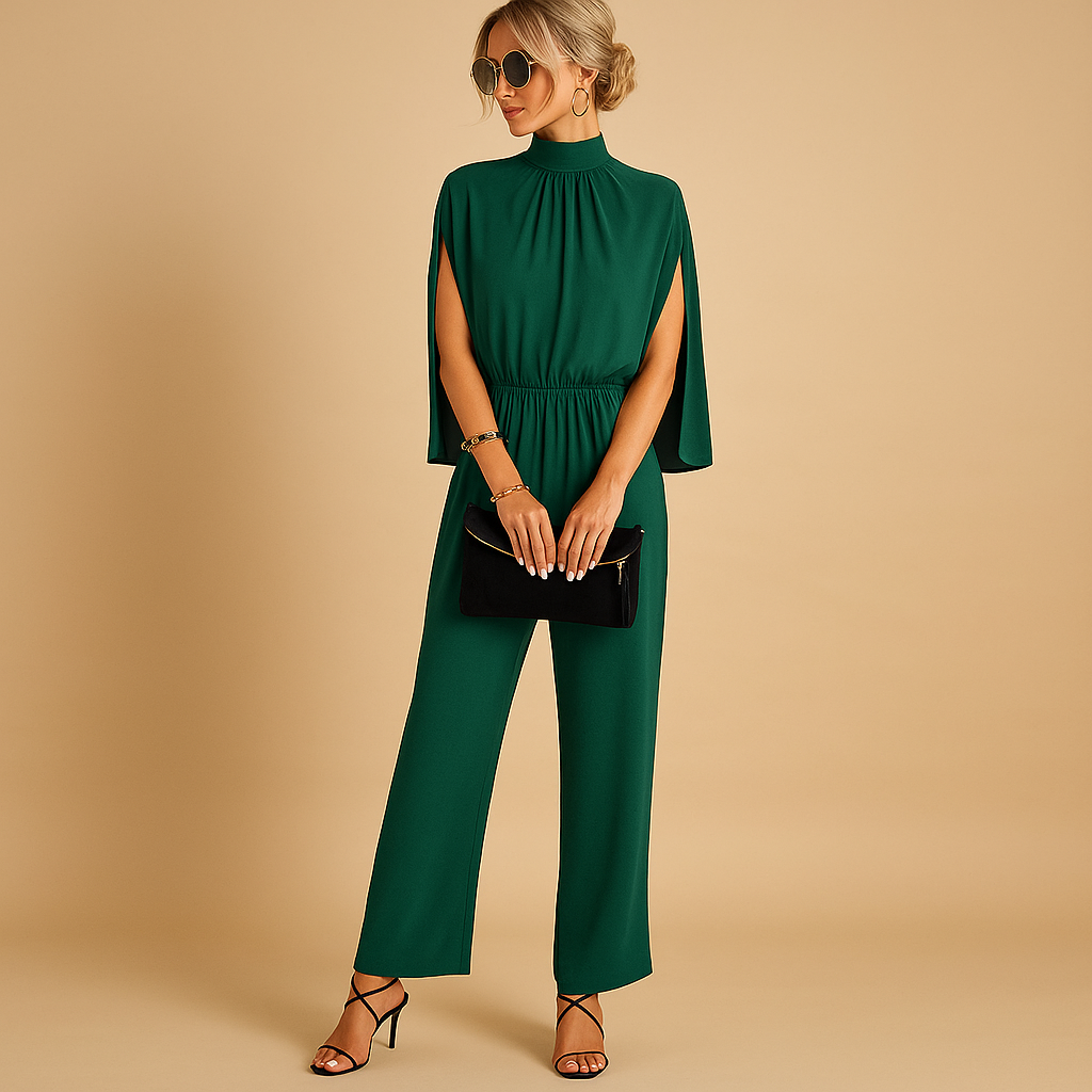 Light summer jumpsuit with adjustable straps for women | Hazel