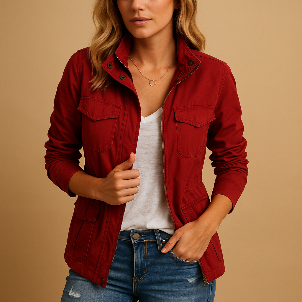 Light zip-up jacket for women | Isla