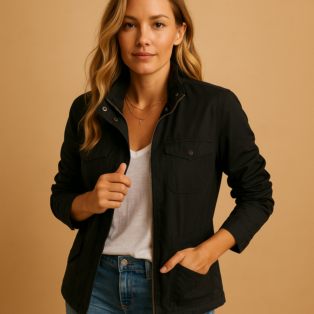 Light zip-up jacket for women | Isla